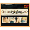 hot-selling customized body temporary tattoo sticker with GEM diamond for party decor